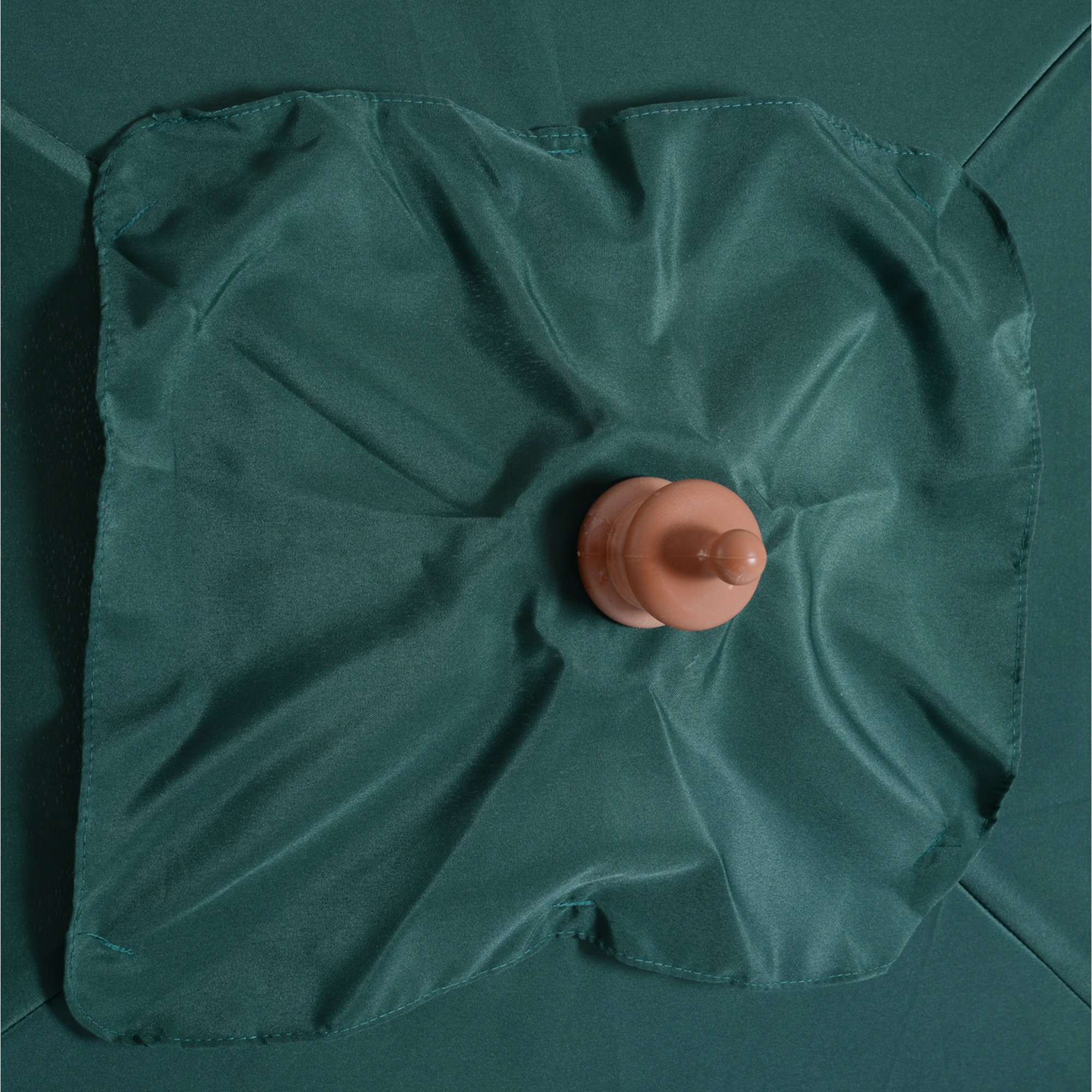 Sombrilla de Jardín 200x150x230 cm Inclinable con Doble Techo para Terraza Verde