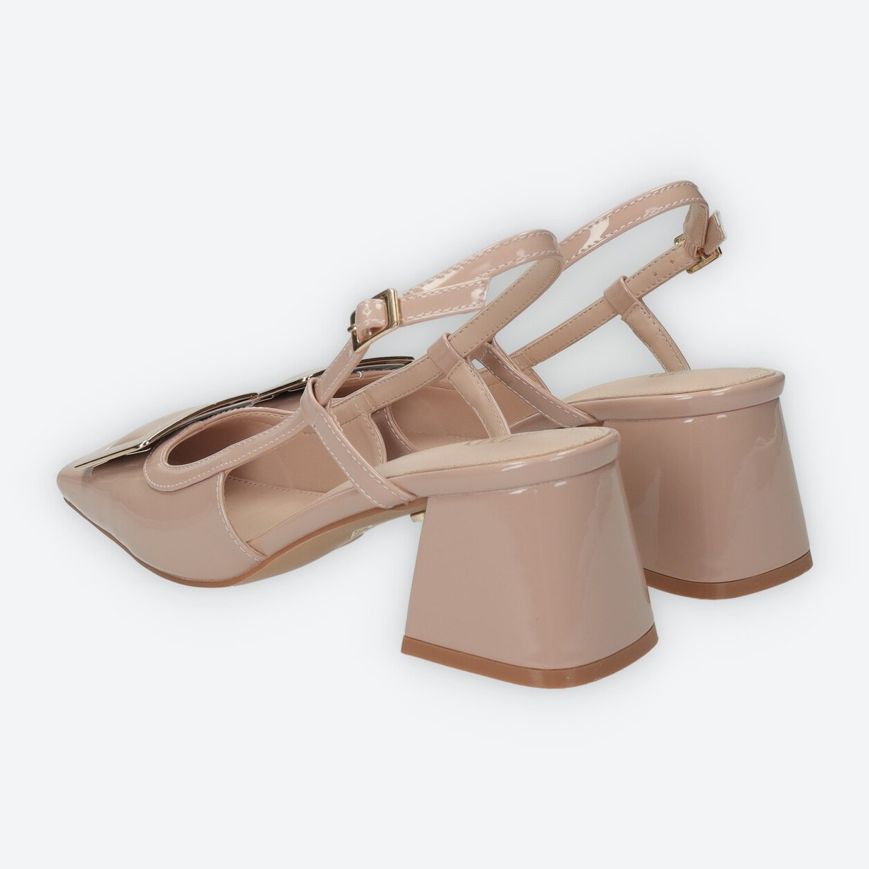 Décolleté sling back Donna Tata Italia Beige