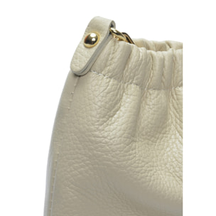 Borsa a spalla Anna Luchini Beige