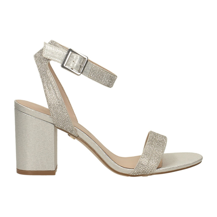 Sandali Donna Tata Italia Argentato