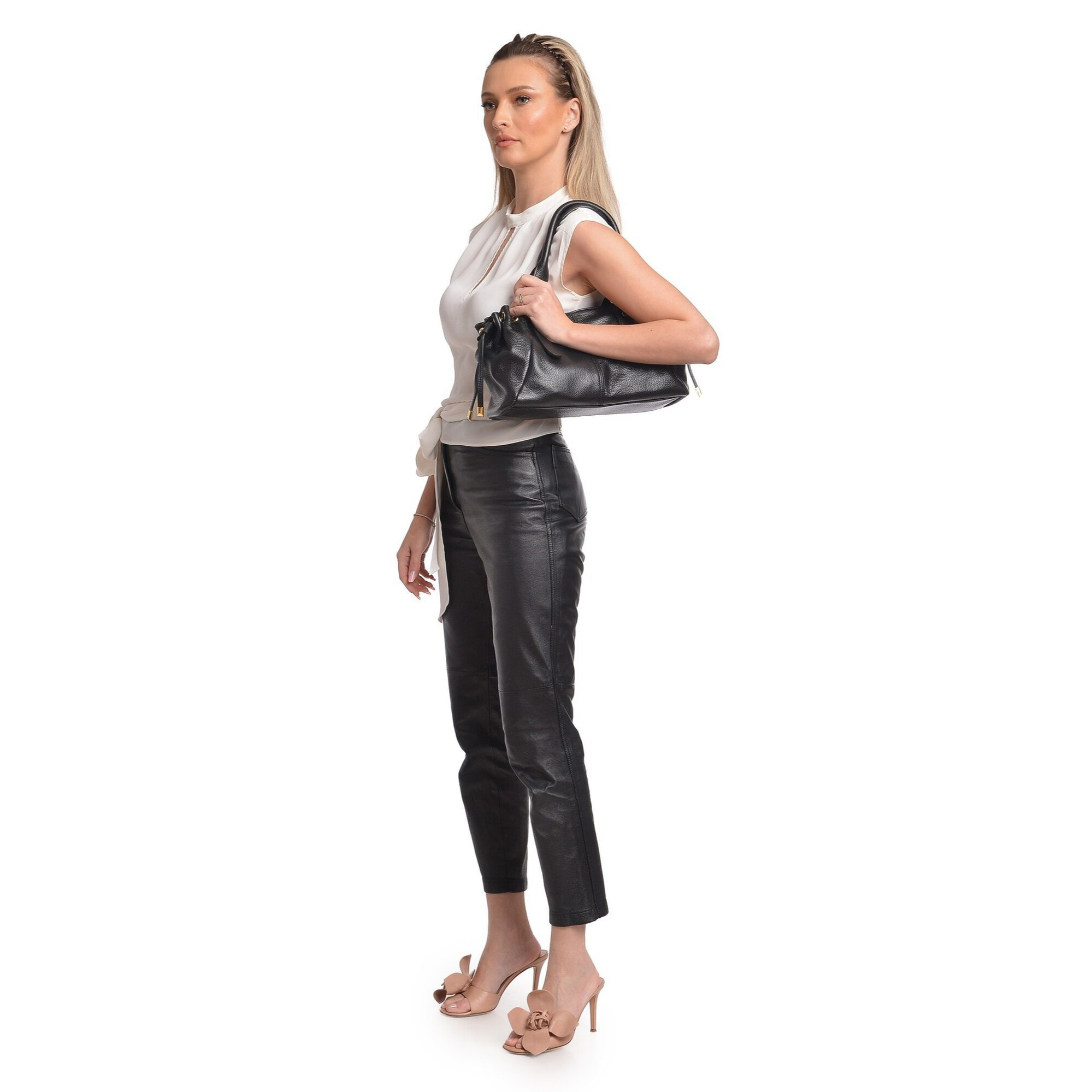 Borsa a tracolla Anna Luchini Nero
