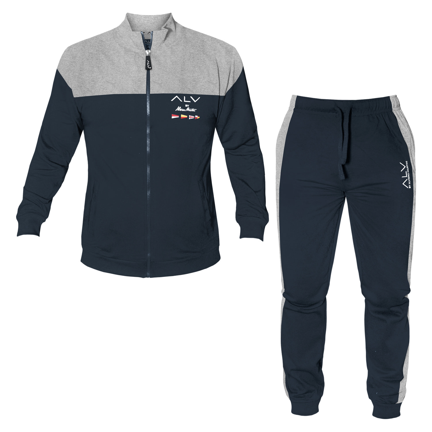 Tuta Uomo Homewear ALVIERO MARTINI Cotone French Terry Leggero