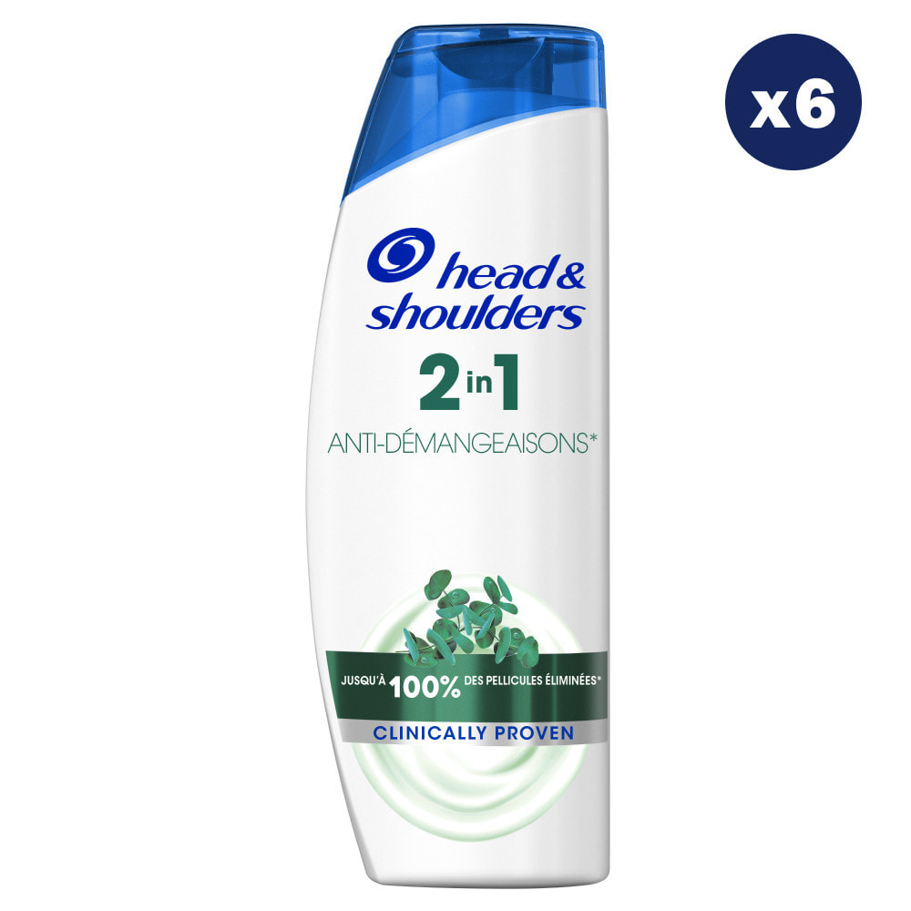 6 2-en-1 Anti-Démangeaisons 270ml, Head&Shoulders