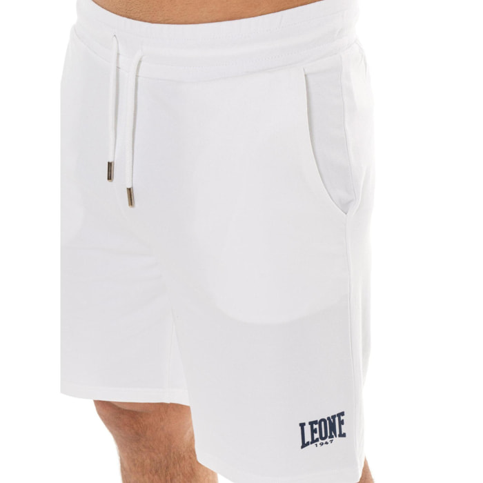 Pantaloncini in cotone da uomo Leone Basic