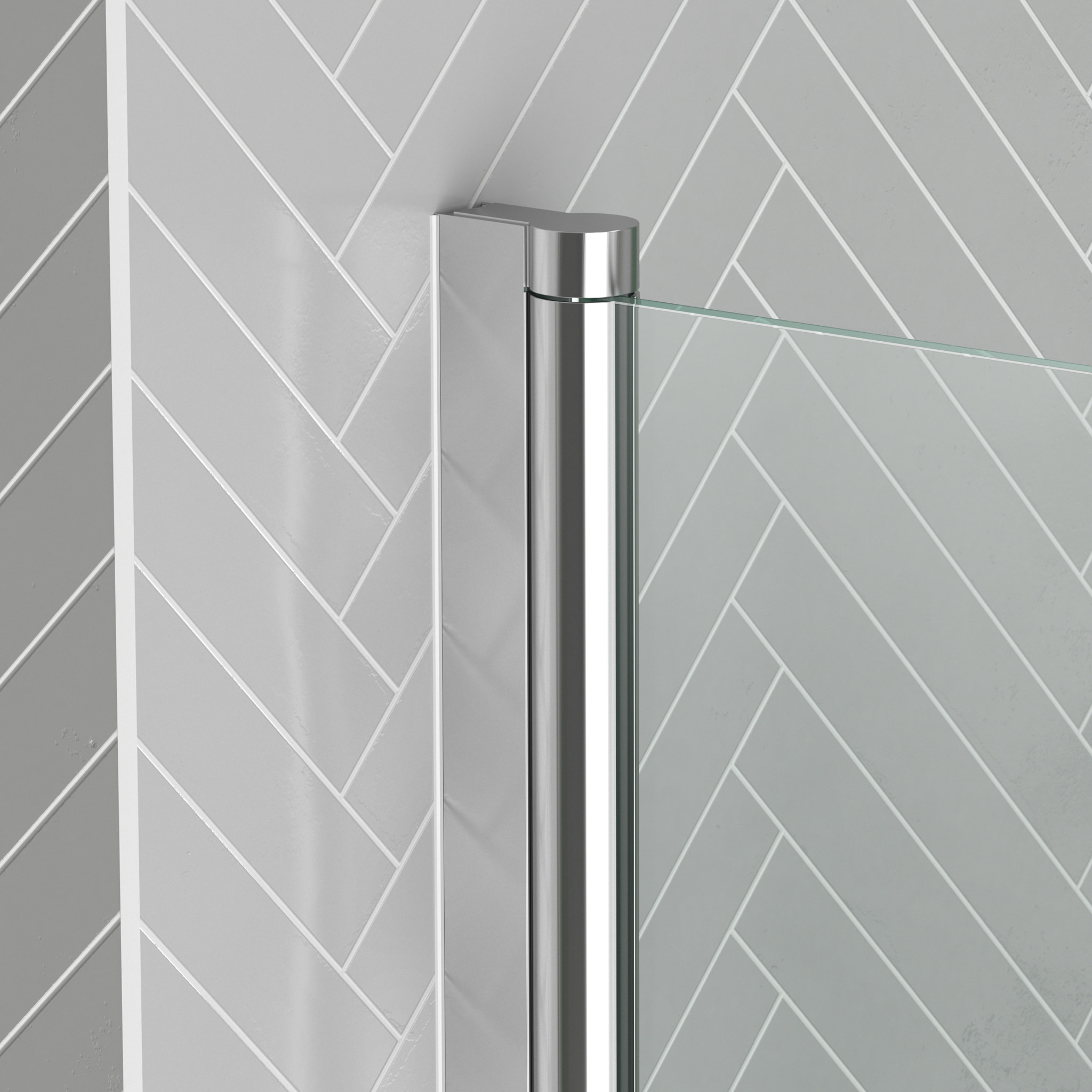 Pare baignoire Rabattable avec porte-serviette 70x120 cm - Profilé Chromé - Verre 4 mm