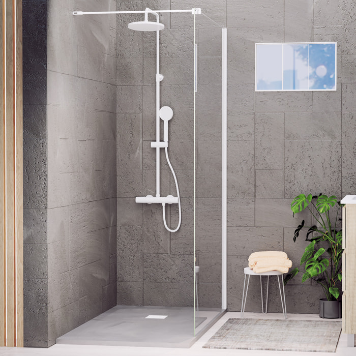 Paroi de douche Royal Blanc 120cm
