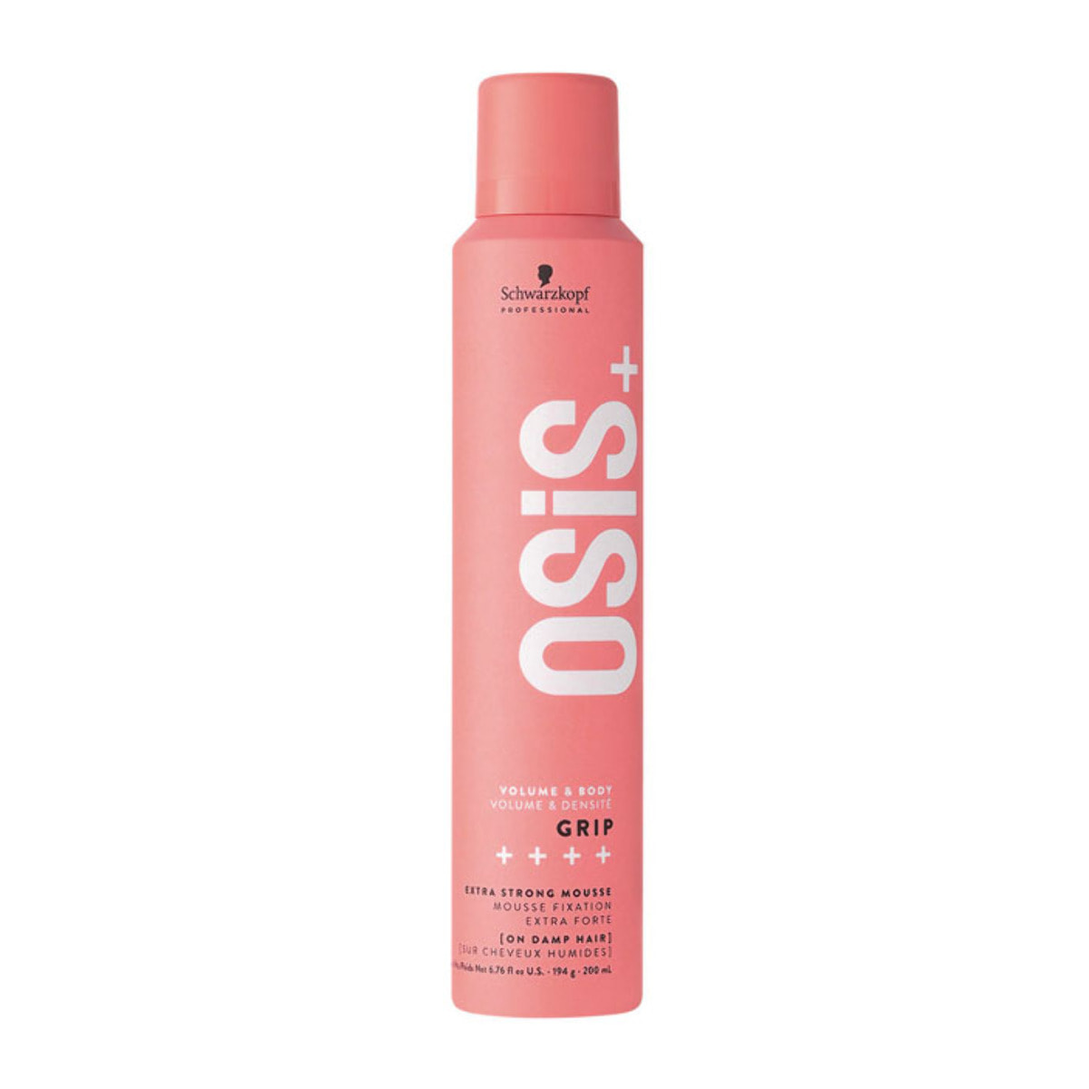 SCHWARZKOPF Osis+ Volume & Body Grip Extra Strong Mousse 200ml