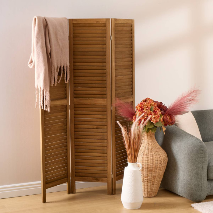 Paravent Camila marron 120x2cm