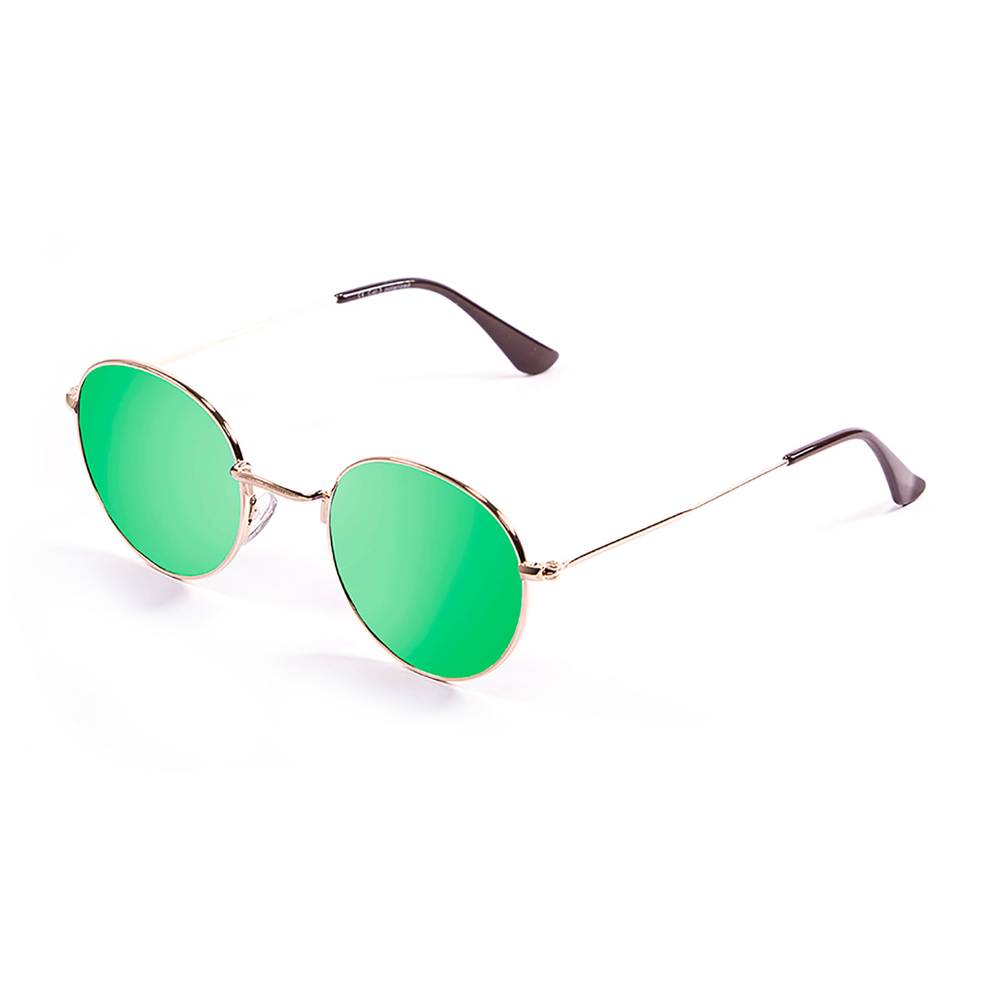 Gafas de sol OCEAN TOKYO - Plateado brillante / Revo verde
