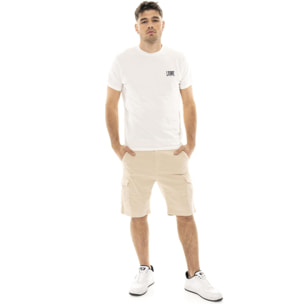 Bermuda cargo da uomo in twill Leone Military 1947