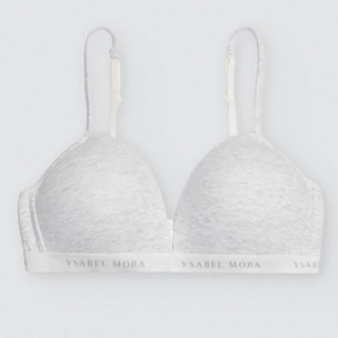 Reggiseno rosa in cotone per ragazzi