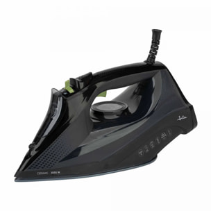 Plancha de vapor JATA JEPL2401 con suela cerámica. Autolimpieza. Antical. 3000 W