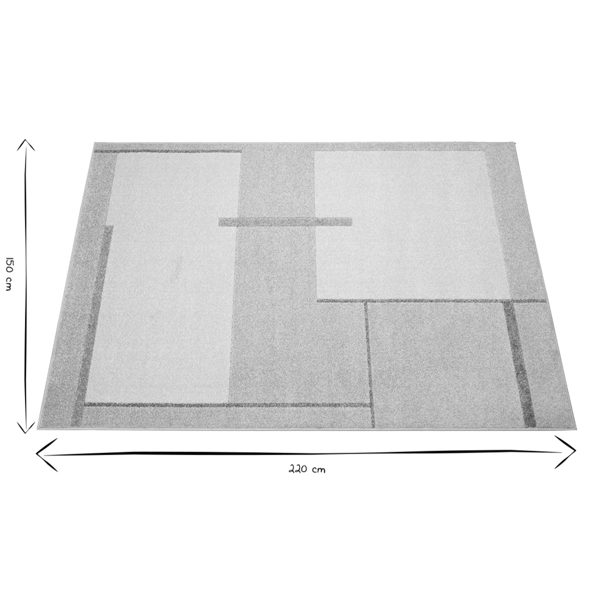 Tapis rectangulaire beige à motifs 150 x 220 cm IRENE