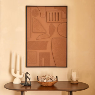 Toile 3D Jilani marron 60x90cm