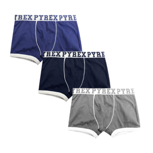 Boxer Bambino Pyrex in Cotone Elasticizzato Pacco da 3pz, Art.25101 Assortito