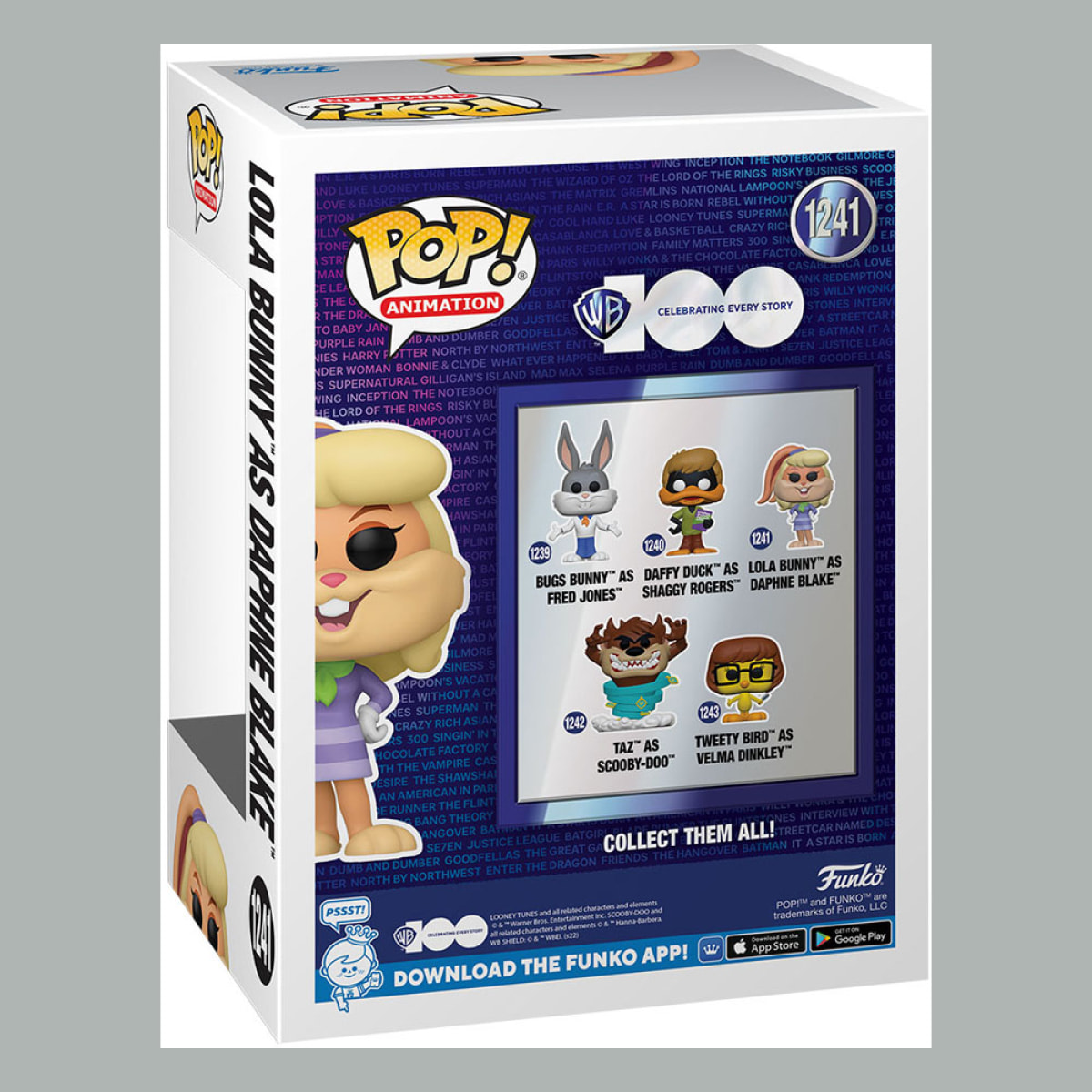 Hanna-Barbera Funko Pop Vinile Figura Lola Bunny come Daphne Blake 9 Cm