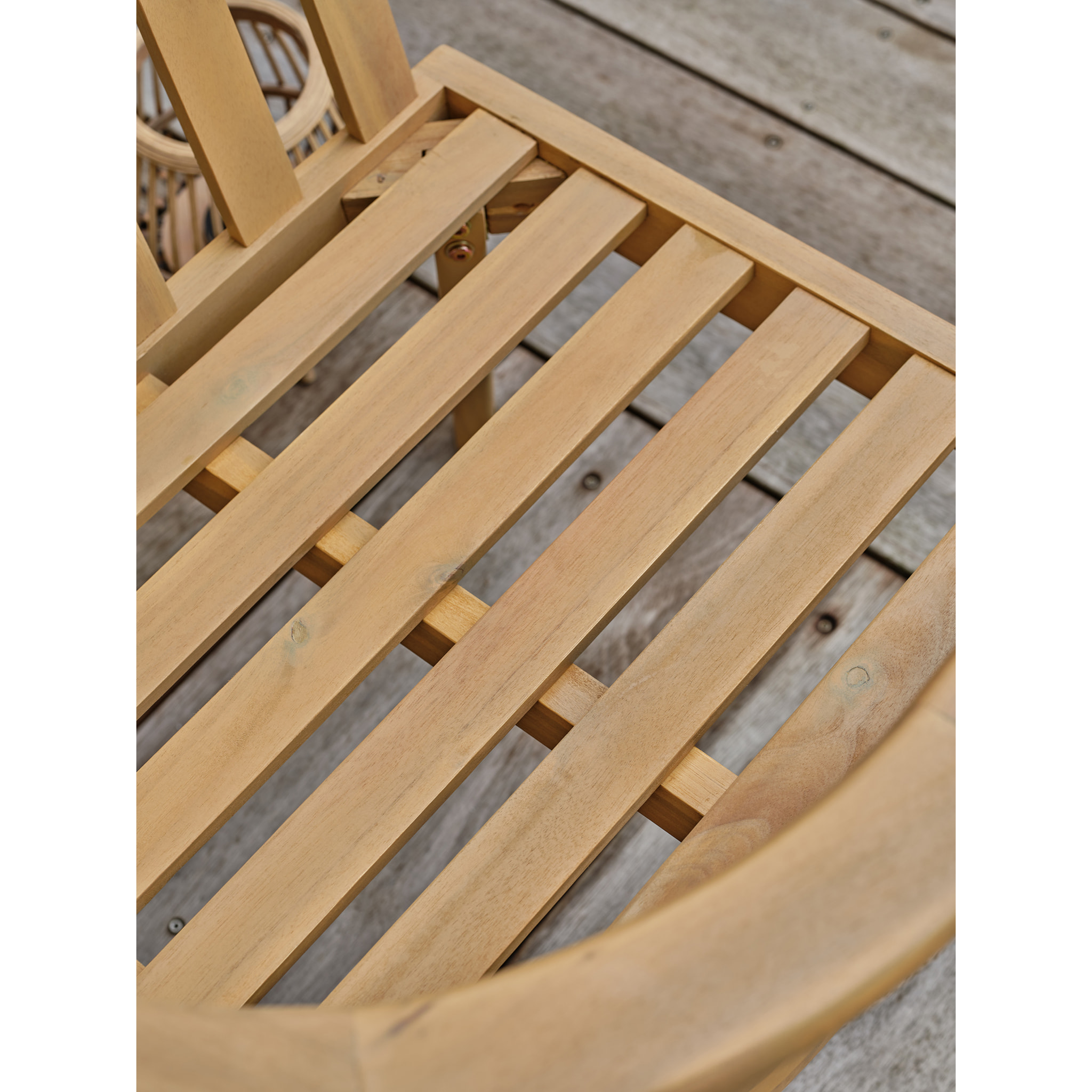 LISO - Fauteuil de jardin avec coussins - Acacia