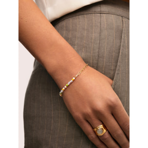 Pulsera Chic Nora Acero Baño Oro