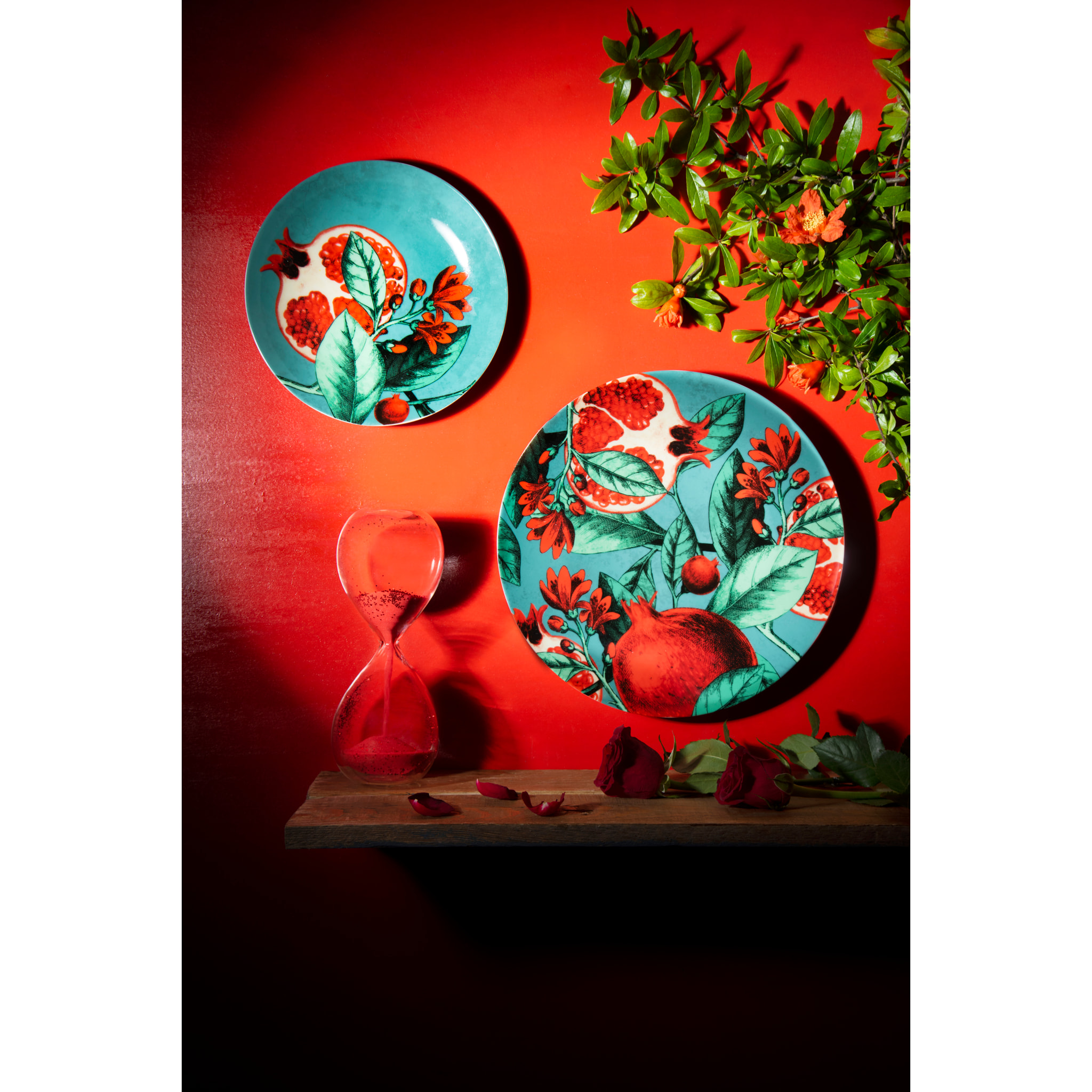 Servizio piatti 18 pezzi Excelsa Granada, porcellana e stoneware multicolore