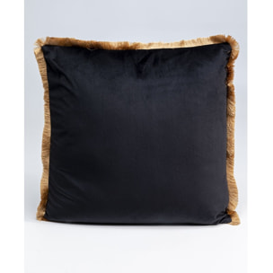 Coussin noir tigres et chaînes Kare Design