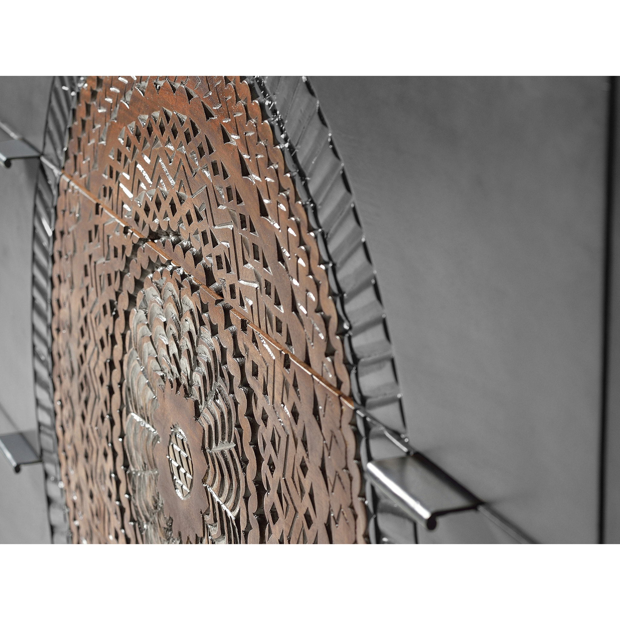 Cómoda - Madera de Mango y Metal - 90x100x40cm