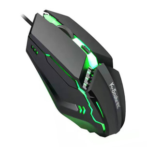 Ratón gaming M11 con luces LED RGB. 800, 1200 y 1600 dpi.