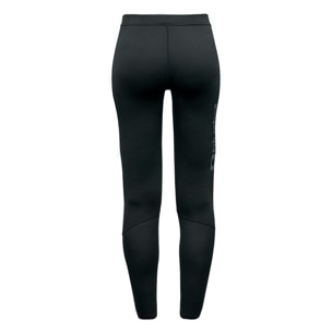 LEGGINGS DE COMPRESIÓN RUNNING PARA MUJER LARGO ENTERO BLUEBALL EN NEGRO