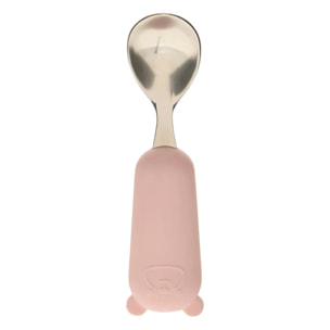 Set couverts cuillère et fourchette Yum l.16,5cm rose