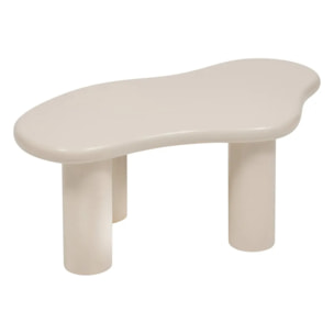 Lot de 2 tables basses Olao ivoire 100x60cm