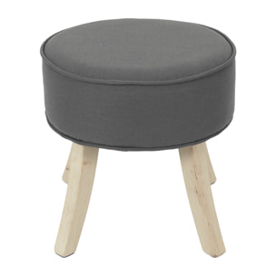 Tabouret Romeo Gris - Lot De 2