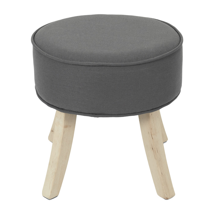 Tabouret Romeo Gris - Lot De 2