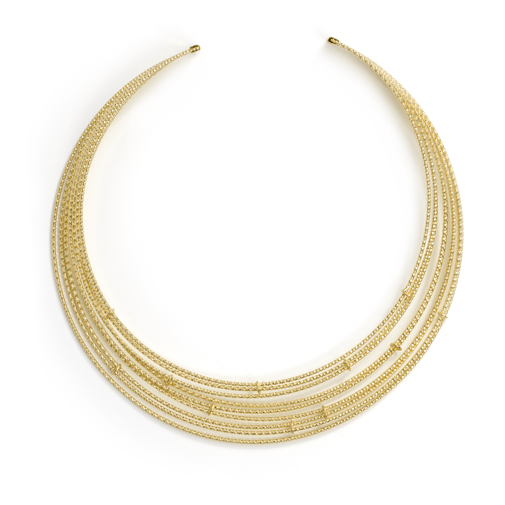 Collar Lisan acabado oro amarillo 18k