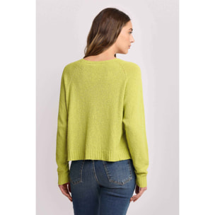 Kocca - Maglia a maniche lunghe Donna, Tinta unita, Girocollo