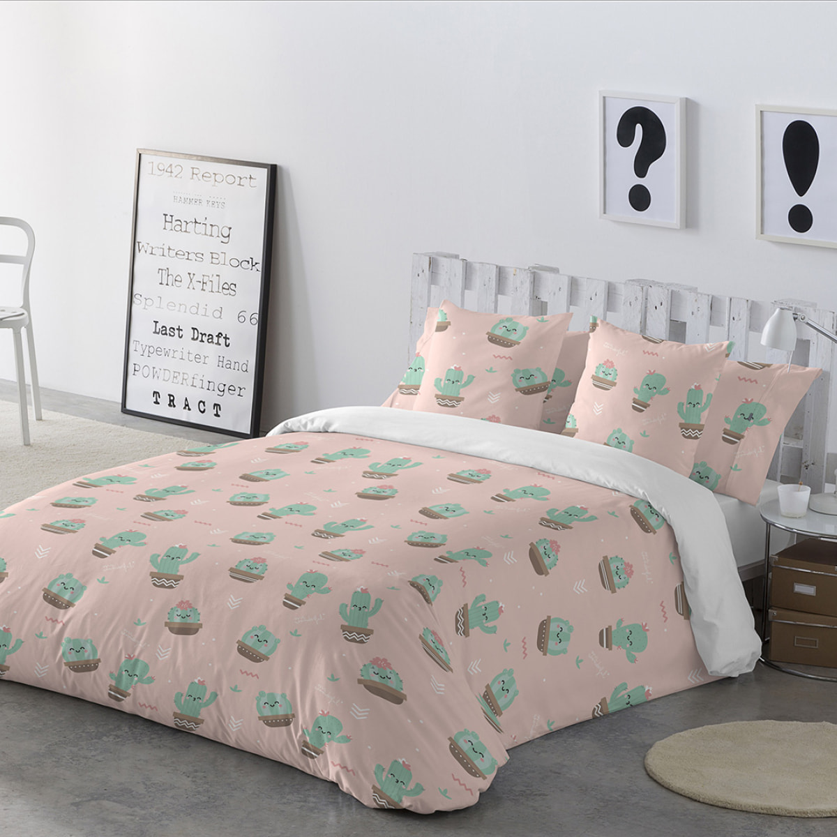 Funda nórdica Mr. Wonderful Cactus - 100% algodón -