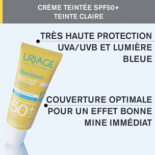 Bariésun SPF50+  - Crème Teintée Teinte Claire 50 ml