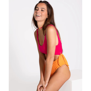 Bañador de mujer multiposición bicolor