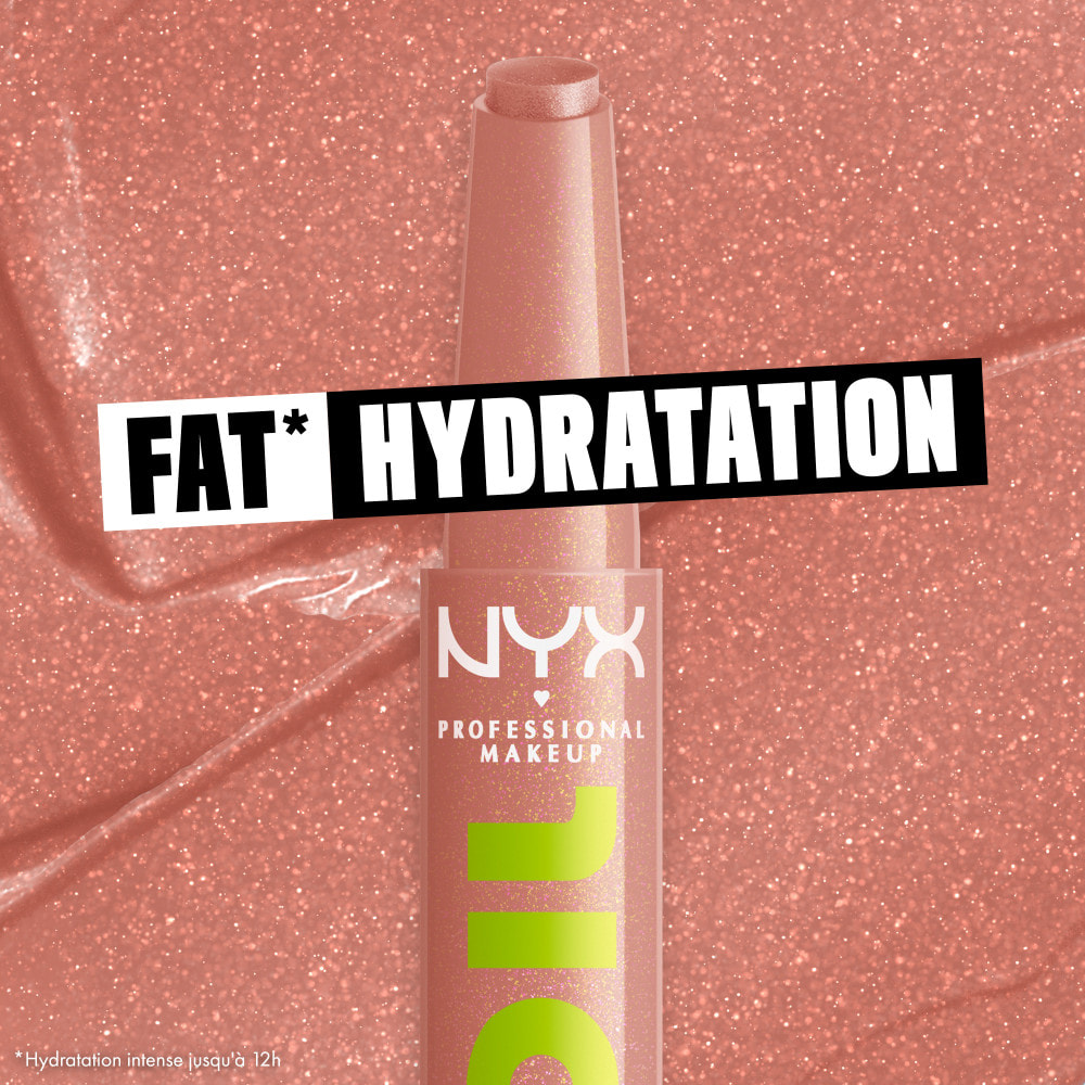 NYX Professional Makeup FAT OIL SLICK CLICK Baume à lèvres GROUP CHAT