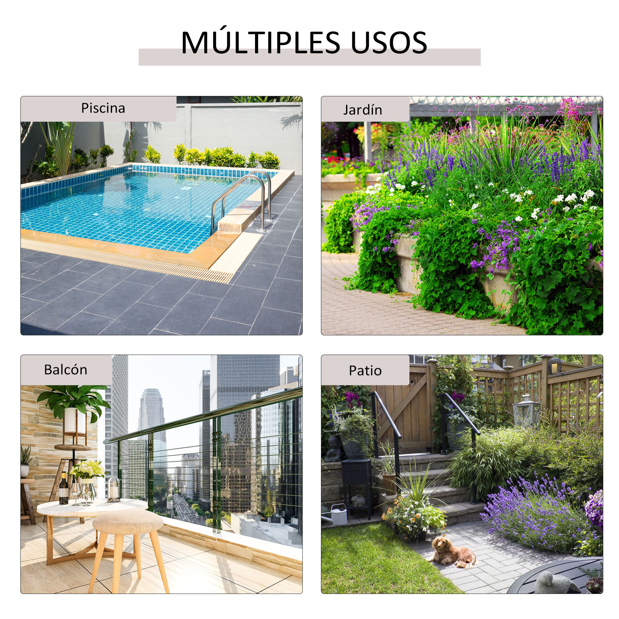 Mesa Plegable para Jardín Terraza Patio Ratán y Acero con Patas Cruzadas Marrón