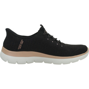 Sneakers De  Mujer Slip - Ins Arch Fit Summits Soft Negro