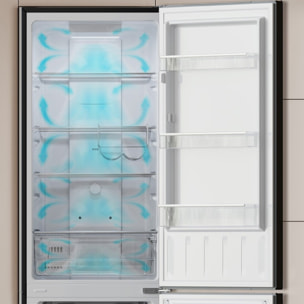 Cecotec Frigorífico combi Bolero CoolMarket Combi 250 Dark E