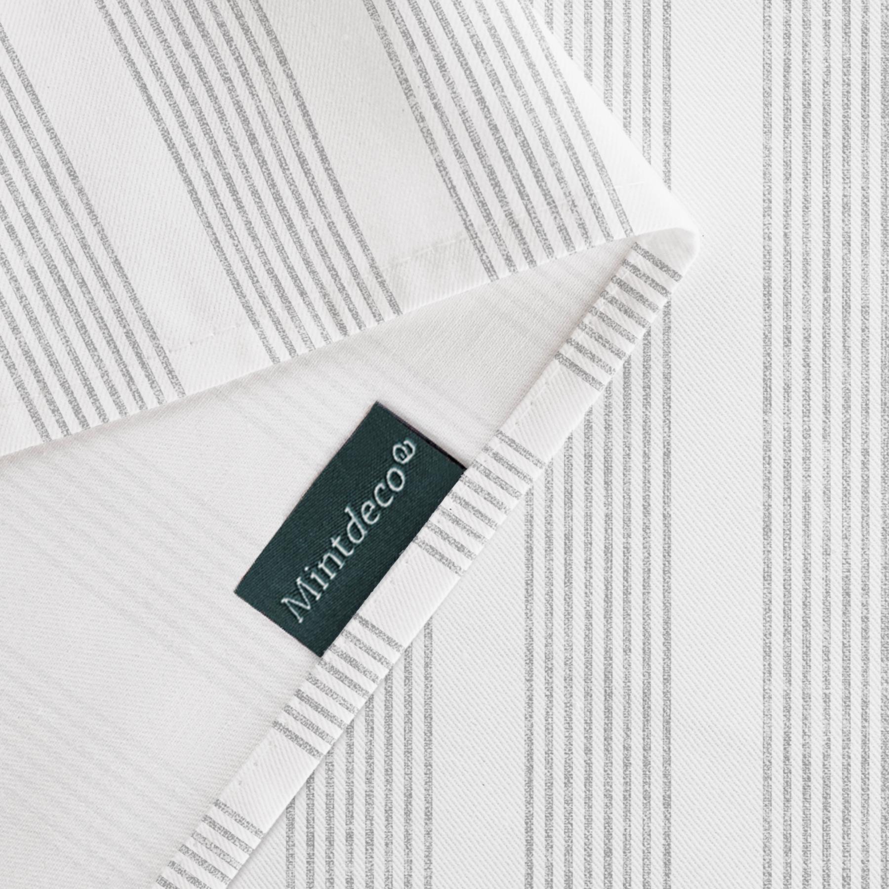 Nappe anti-taches OLWEN GRIS - en 100 % coton