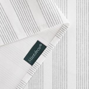 Nappe anti-taches OLWEN GRIS - en 100 % coton