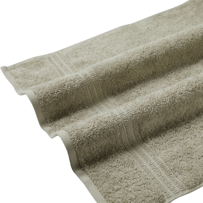 Lot de 4 serviettes éponge coton bio