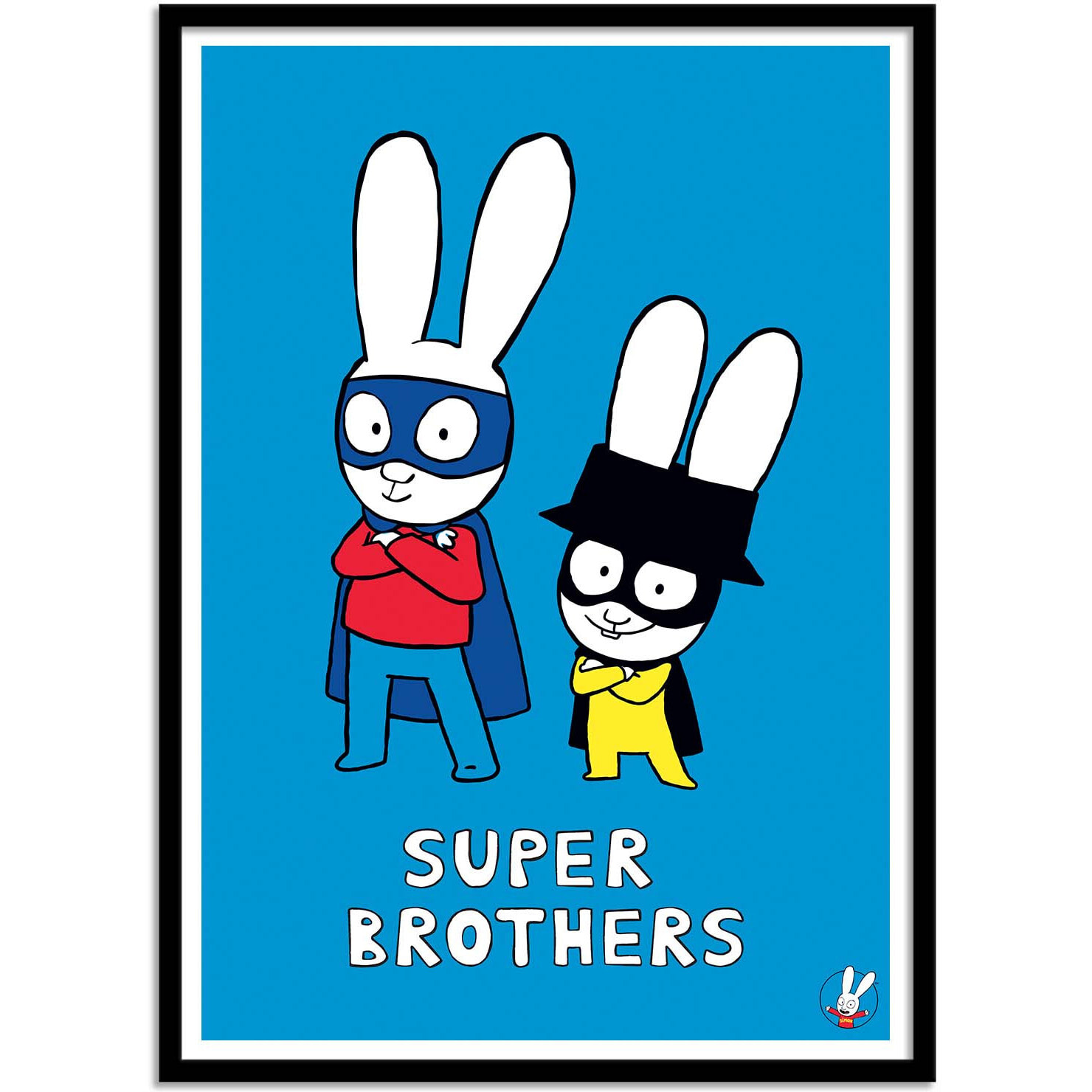 Affiche - Super Heroes Brothers - Simon Super Rabbit