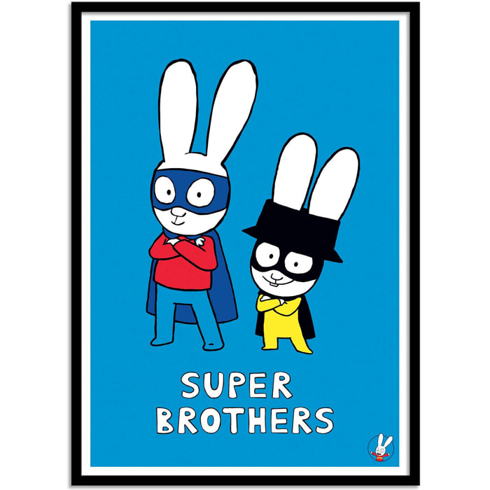 Affiche - Super Heroes Brothers - Simon Super Rabbit
