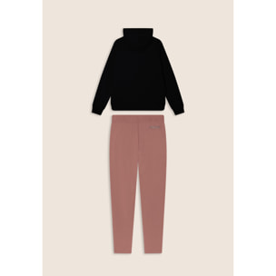 Tuta donna in French Terry Modal con zip e cappuccio