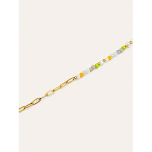 Pulsera Chic Nora Acero Baño Oro