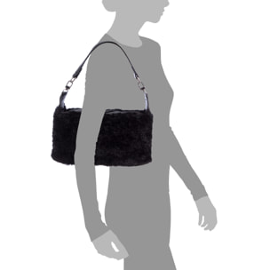 Atzara borsa a mano in pelliccia morbida.