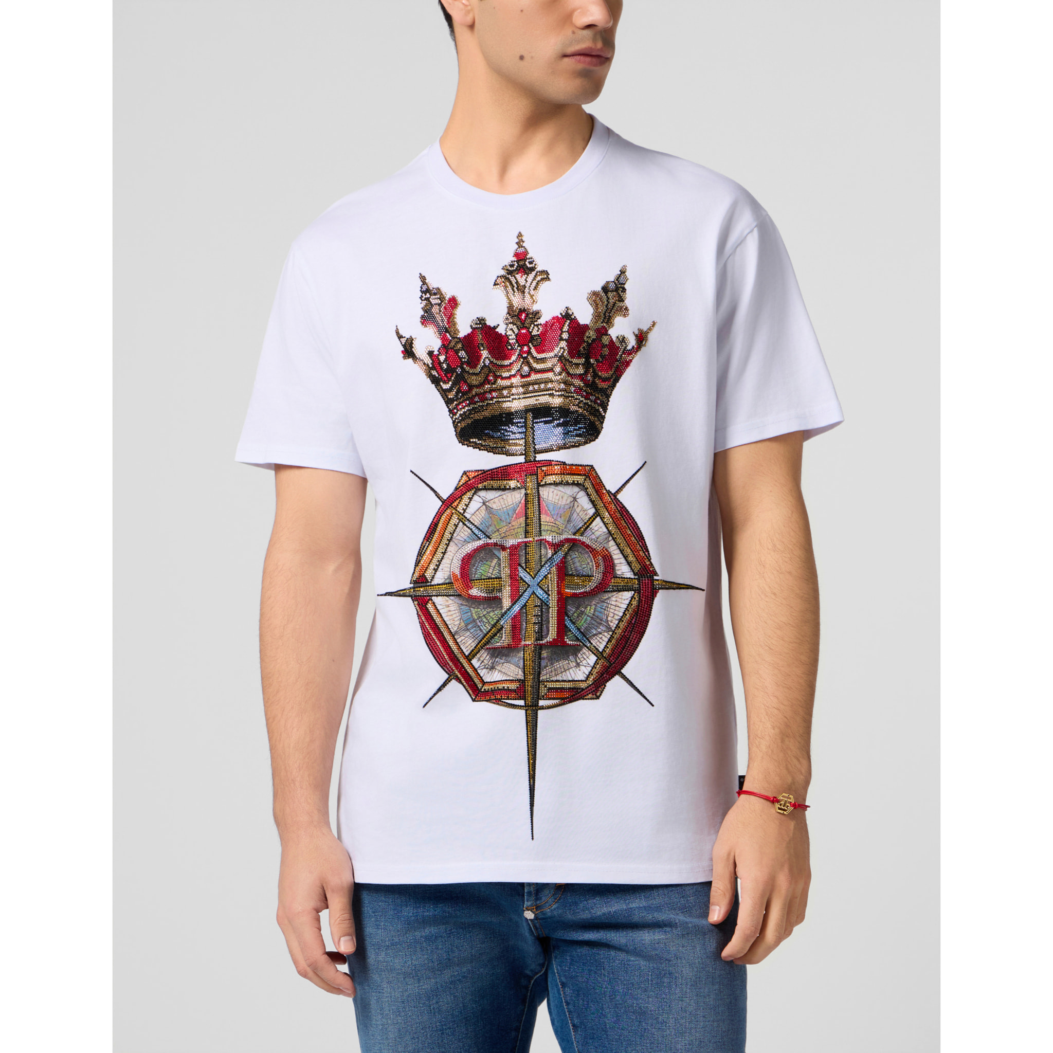 PHILIPP PLEIN Camiseta Cuello Redondo Ss