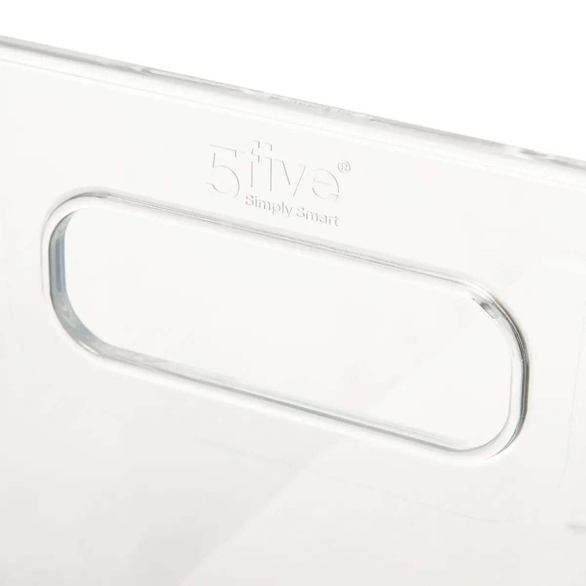 Panier plastique 15x31cm "Selena" transparent